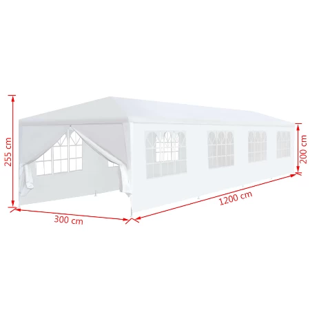 Beli Paviljon Party 12x3m sa Stranicama