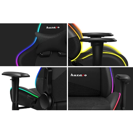 Gaming Stolica Huzaro Force 6.2 Black RGB