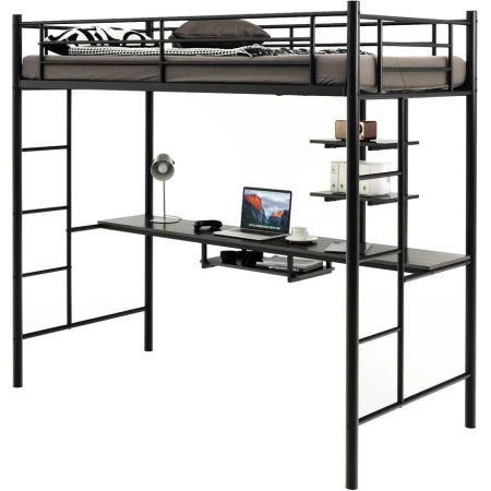 Izdignuti krevet sa radnim stolom 200x90x180cm