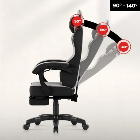 Huzaro Force 3.7 Siva Gaming stolica