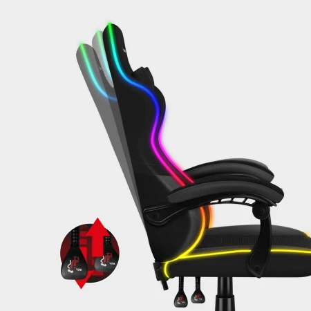 Huzaro Force 4.4 RGB Crna Gaming stolica