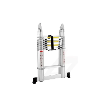 SuperStep Duple FULL Aluminijumske Teleskopske Merdevine 2,5+2,5m