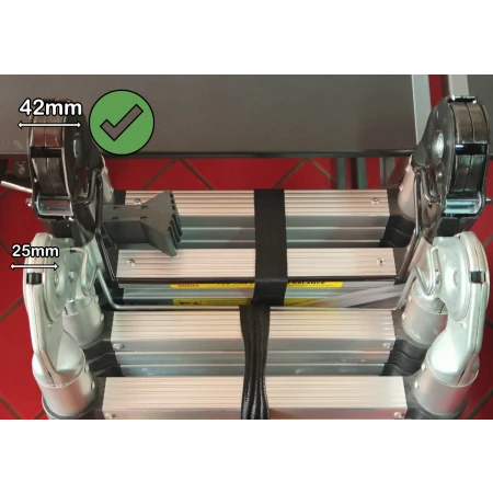 SuperStep Duple Aluminijumske Teleskopske Merdevine 2,5+2,5 XL