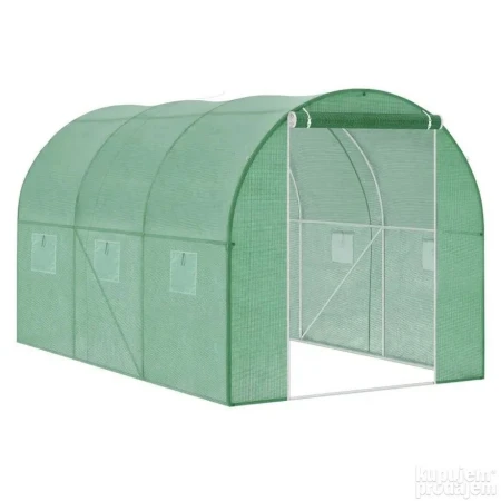 Baštenski plastenik sa prozorima 300x200x200cm