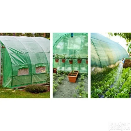 Baštenski plastenik sa prozorima 300x200x200cm