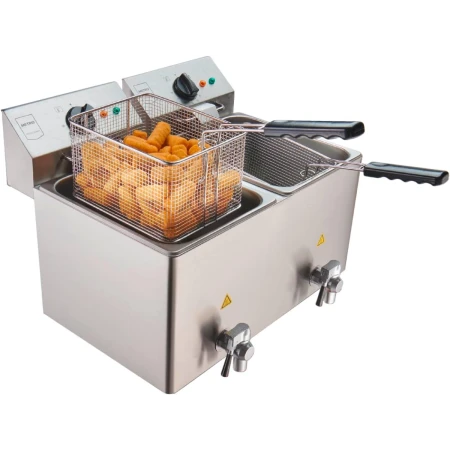 PROFESSIONAL Dupla Friteza GDF3028, 8+8 L