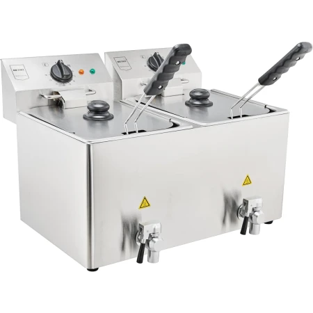 PROFESSIONAL Dupla Friteza GDF3028, 8+8 L