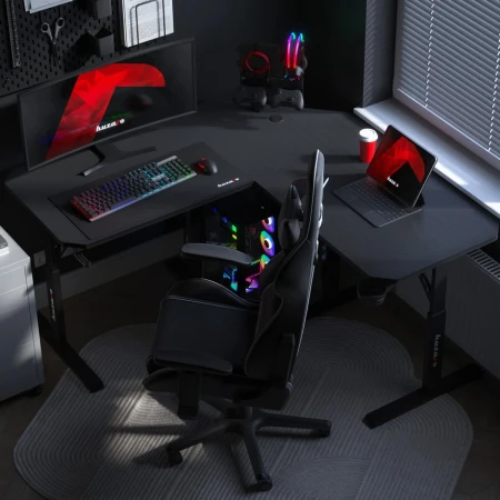 Huzaro Hero 7.3 Crni Električni podesivi sto 140x70cm