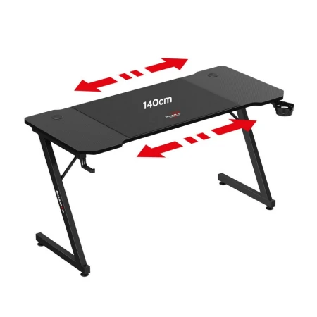 Huzaro Hero 3.3 Crni Gaming sto 140x60cm