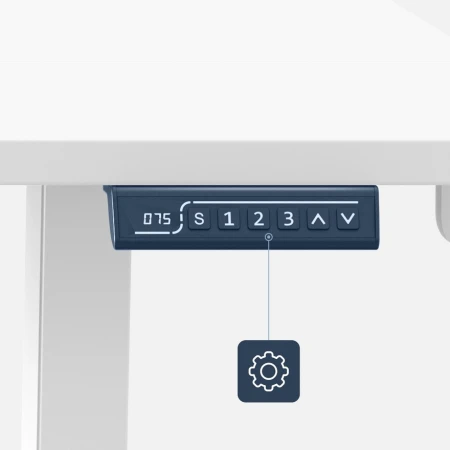 Mark Adler Leader 7.6 Beli Električni podesivi sto 160x80cm