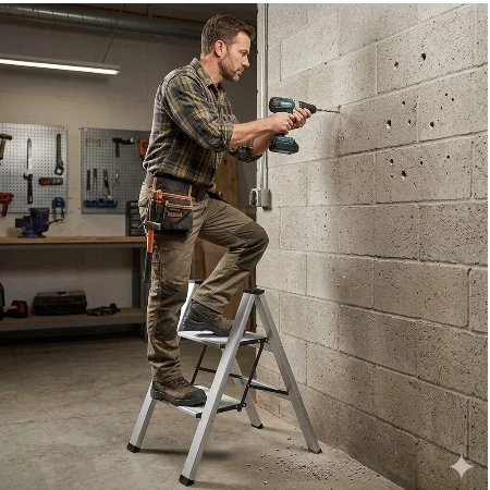 SuperStep Kućne Aluminijumske Merdevine 2 SLIM