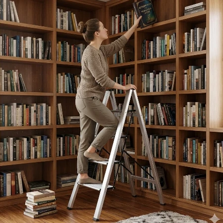 SuperStep Kućne Aluminijumske Merdevine 4 SLIM