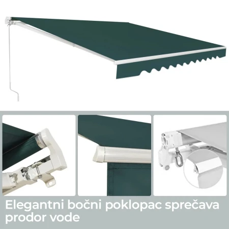 Tenda 360x300cm Zelena