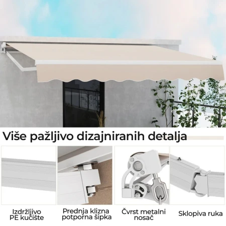 Tenda 400x250cm Bež