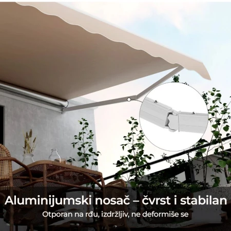 Tenda 400x250cm Bež