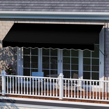 Montelux Easy 400x120cm Crna Balkonska Tenda