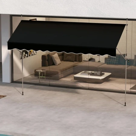Montelux Easy 400x120cm Crna Balkonska Tenda