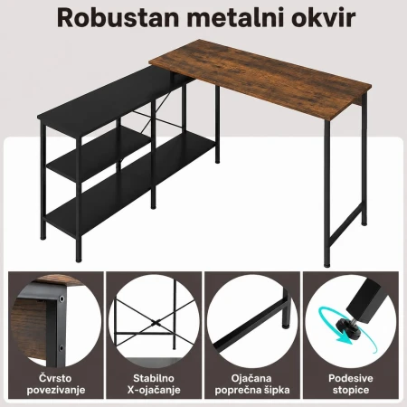 Nuvora Ugaoni Kancelarijski Sto
