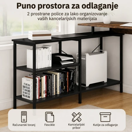 Nuvora Ugaoni Kancelarijski Sto